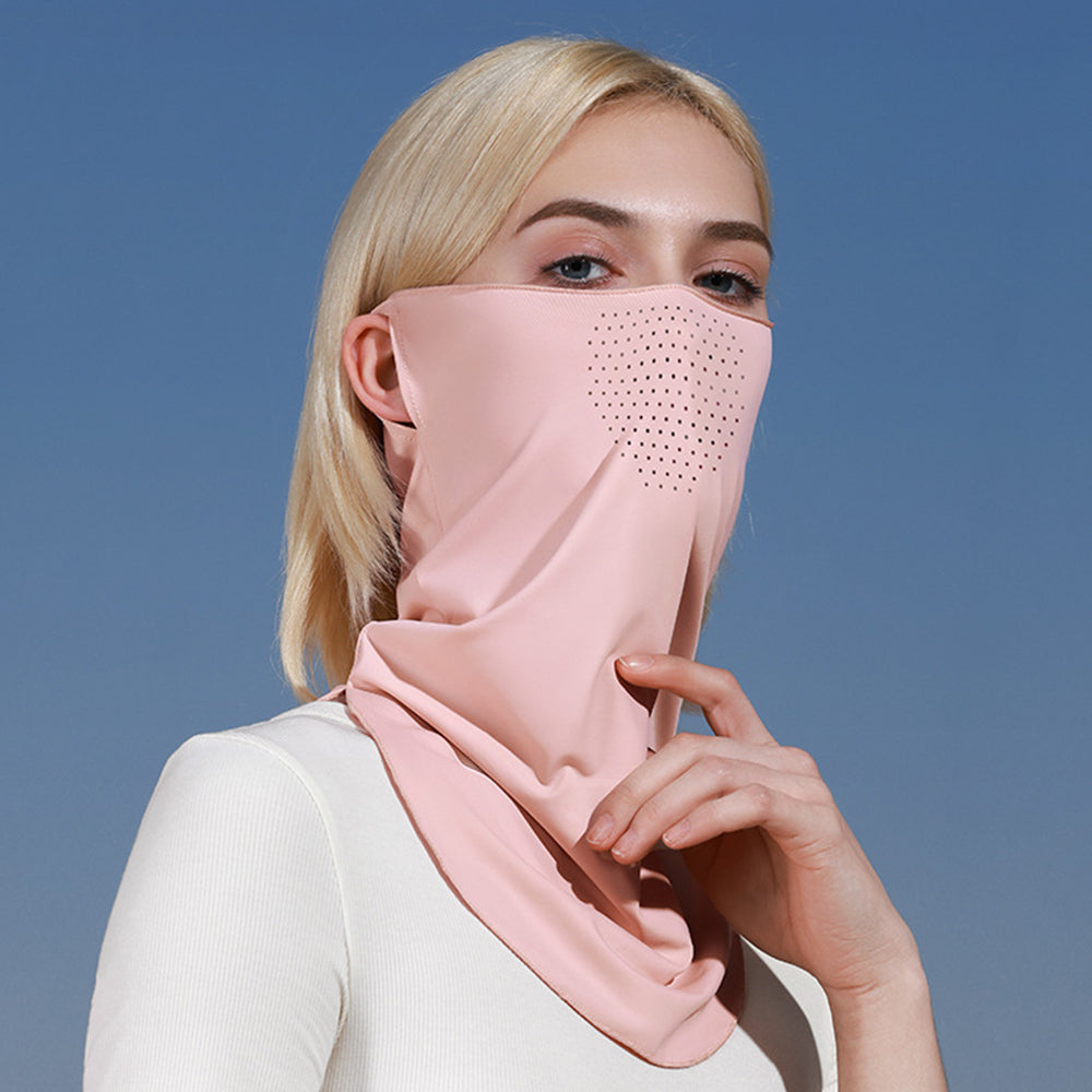 GOLOVEJOY XTJ128 Summer Hanging Ear Sunproof Mask Scarf Breathable Cooling Face Neck Cover GOLOVEJOY XTJ128 Summer Hanging Ear Sunproof Mask Scarf Breathable Cooling Face Neck Cover